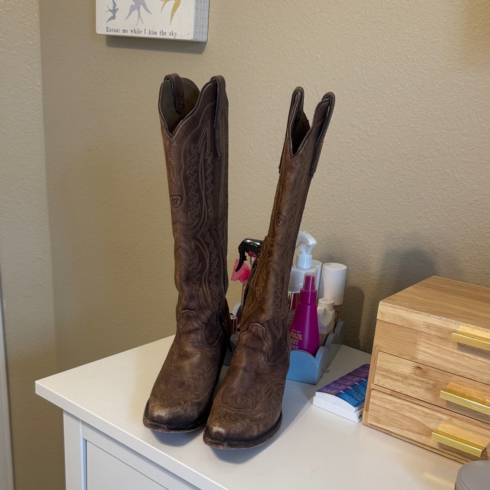 Ariat Brown Heeled Boots